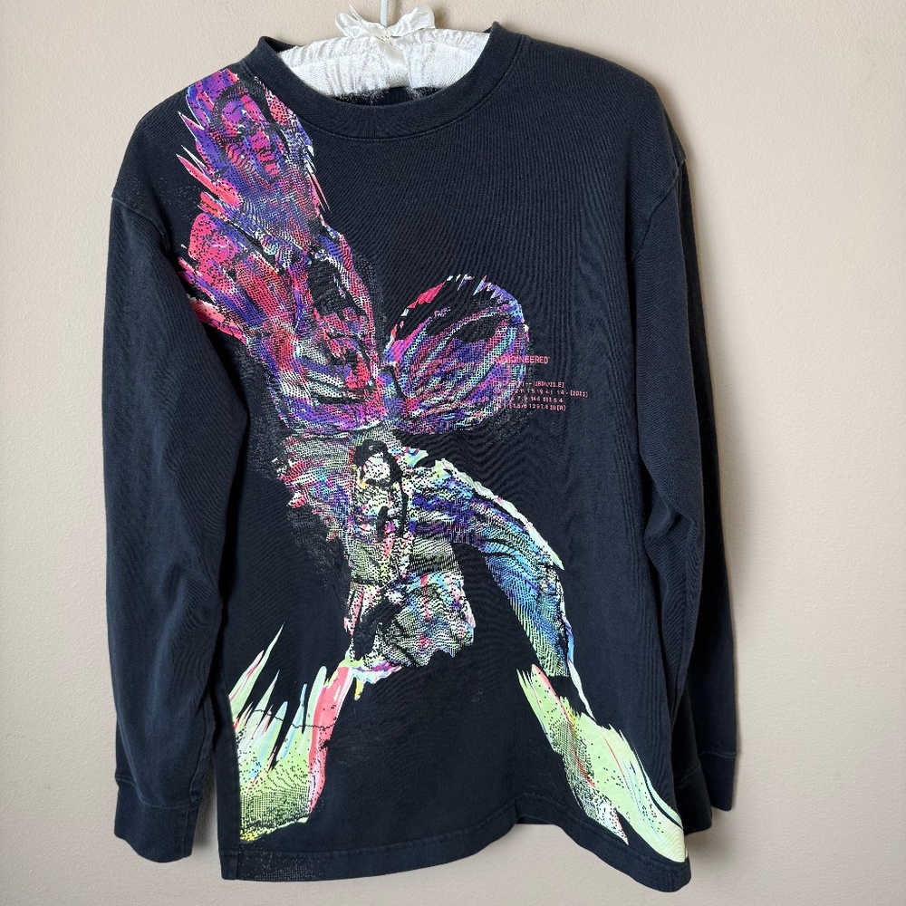 Nike Jordan 23 Engineered 85 Black Long Sleeve T Shirt Mens Small Tee Basketball